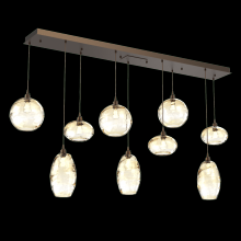 Hammerton PLB0048-09-FB-OA-C01-E2 - Misto Linear 9pc Multi-Pendant