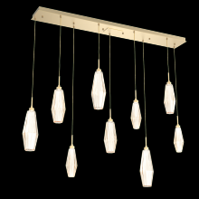 Hammerton PLB0049-09-GB-RA-C01-L1 - Aalto Linear 9pc Multi-Pendant