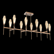 Hammerton PLB0049-67-BB-RB-001-L3 - Aalto Linear Belvedere Suspension-67-Burnished Bronze