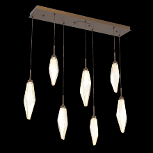 Hammerton PLB0050-07-FB-CA-C01-L3 - Rock Crystal Linear 7pc Multi-Pendant