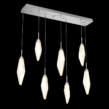 Hammerton PLB0050-07-SN-CA-C01-L1 - Rock Crystal Linear 7pc Multi-Pendant