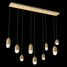 Hammerton PLB0079-09-GB-PC-C01-L1 - Pebble Linear 9pc Multi-Pendant