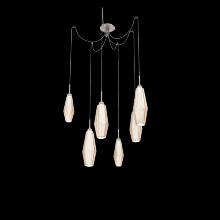 Hammerton SCB0049-06-BS-RA-C01-L1 - Aalto Round 6pc Swag Multi-Pendant