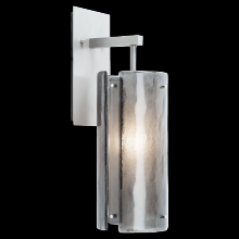 Hammerton IDB0044-14-GM-BG-E2 - Textured Glass Sconce - 14-Inch