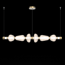 Hammerton PLB0094-06-GB-A-CA1-L3 - Bolla Mandrel Chandelier 74"