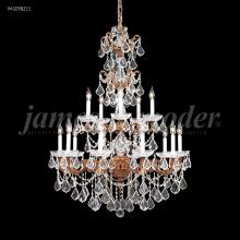 James R Moder 94329BZ11 - Madrid Cast Brass 15Light Entry Chandelier