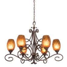 Kalco 5534AC/1406 - Amelie 6 Light Chandelier