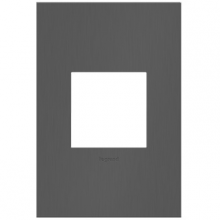 Legrand AWC1G2BBN4 - adorne® Brushed Black Nickel One-Gang Screwless Wall Plate