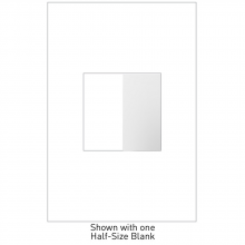 Legrand AABK1W4 - adorne? Blank, Half-Size, White