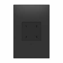 Legrand WNACB40G1 - Adorne® Wireless Smart Scene Switch with Netatmo, Graphite