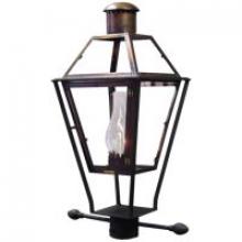 Hansen Lighting Items FQ-24-CR-E-CU-CS - Bevolo - French Quarter 24" on Cradle Post - Electric