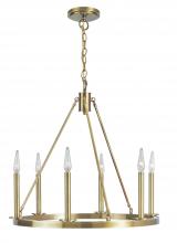 Norwell 6525-AG-NG - Martin Chandelier - Bronze