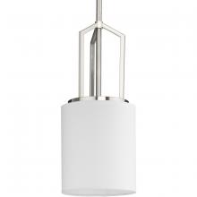 Progress P500410-009 - Goodwin Collection One-Light Brushed Nickel Modern Farmhouse Pendant