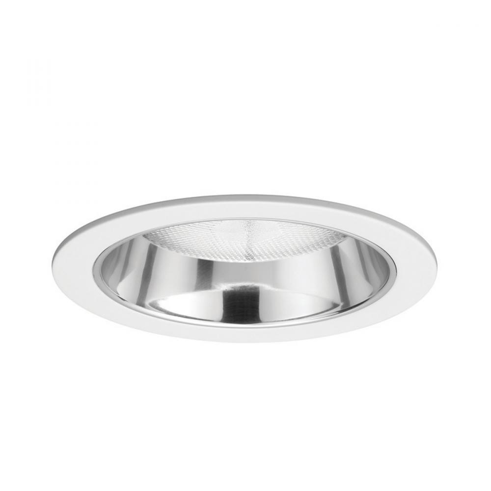 One Light White Recessed Lighting Trim