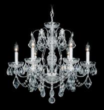 Schonbek 1870 1705-211 - Century 6 Light 120V Chandelier in Aurelia with Heritage Handcut Crystal