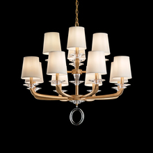 Schonbek 1870 MA1012N-22O - Emilea 12 Light 120V Chandelier in Heirloom Gold with Optic Crystal