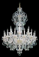 Schonbek 1870 6815-211H - Olde World 23 Light 120V Chandelier in Aurelia with Heritage Handcut Crystal