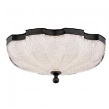 Schonbek 1870 S2516-18R - Cupola 16 120/277V Flush Mount in Black with Radiance Crystal Dust