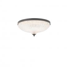 Schonbek 1870 S6016-700O - Roma 16IN LED 3000K/3500K/4000K 120V Flush Mount in Aged Brass with Optic Crystal