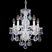 Schonbek 1870 2999-211H - Sterling 5 Light 120V Chandelier in Aurelia with Heritage Handcut Crystal