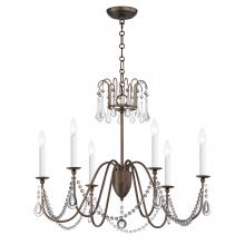 Maxim 12166CHB/CRY - Plumette-Chandelier