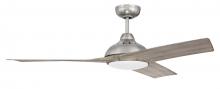 Craftmade BEK54BNK3 - 54" Beckham in Brushed Polished Nickel w/ Driftwood Blades