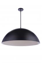 Craftmade P1001FB-LED - 34.75Ã¢â‚¬Â Diameter Sculptural Statement Dome Pendant in Flat Black