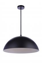 Craftmade P1000FB-LED - 23.25Ã¢â‚¬Â Diameter Sculptural Statement Dome Pendant in Flat Black