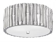 Crystorama 9010-SA - Libby Langdon for Crystorama Masefield 2 Light Antique Silver Ceiling Mount