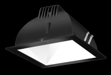 RAB Lighting NDLED4SD-50N-W-B - RECESSED DOWNLIGHTS 12 LUMENS NDLED4SD 4 INCH SQUARE UNIVERSAL DIMMING 50 DEGREE BEAM SPREAD 4000K