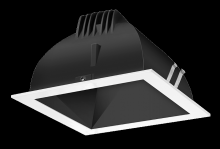 RAB Lighting NDLED4SD-50YNHC-B-W - RECESSED DOWNLIGHTS 12 LUMENS NDLED4SD 4 INCH SQUARE UNIVERSAL DIMMING 50 DEGREE BEAM SPREAD 3500K