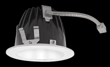 RAB Lighting NDLED4RD-80N-W-W - RECESSED DOWNLIGHTS 12 LUMENS NDLED4RD 4 INCH ROUND UNIVERSAL DIMMING 80 DEGREE BEAM SPREAD 4000K