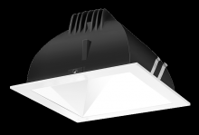 RAB Lighting NDLED4SD-50YN-W-W - RECESSED DOWNLIGHTS 12 LUMENS NDLED4SD 4 INCH SQUARE UNIVERSAL DIMMING 50 DEGREE BEAM SPREAD 3500K