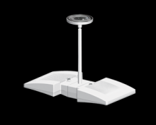 RAB Lighting PLED2X26NW - ARCHITECTURAL 4688 LUMENS PLED PENDANT MOUNT 52W 4000K 120V-277V WHITE