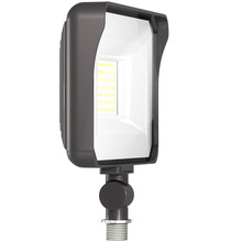 RAB Lighting X34-55L/120 - Floodlights, 6162 lumens, X34, 55W, knuckle mount, 80CRI 5000K, bronze, 120V