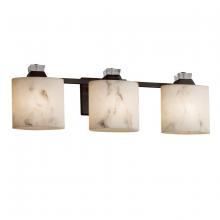 Justice Design Group FAL-8473-30-DBRZ - Ardent 3-Light Bath Bar