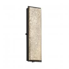 Justice Design Group FSN-7565W-MROR-MBLK - Avalon 24&#34; ADA Outdoor/Indoor LED Wall Sconce