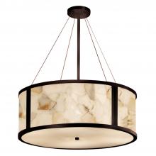 Justice Design Group ALR-9544-DBRZ - Tribeca 36" Drum Pendant