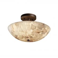 Justice Design Group ALR-9690-35-DBRZ-LED2-2000 - 14" LED Semi-Flush Bowl