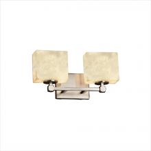 Justice Design Group CLD-8422-30-NCKL - Tetra 2-Light Bath Bar