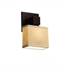 Justice Design Group FAB-8707-55-CREM-DBRZ - Aero ADA 1-Light Wall Sconce (No Arms)