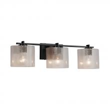 Justice Design Group FSN-8443-30-SEED-MBLK - Era 3-Light Bath Bar