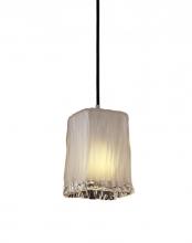 Justice Design Group GLA-8816-26-WHTW-CROM-RIGID - Small 1-Light Pendant