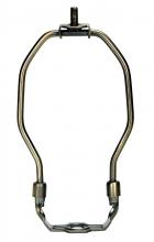 Satco Products Inc. 90/2265 - Heavy Duty Harp; Antique Brass Finish; 7" Height; 1/8 IP Saddle; 1/4-27 Thread; 125 Carton