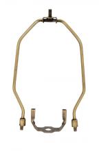 Satco Products Inc. 90/2266 - Heavy Duty Harp; Antique Brass Finish; 8" Height; 1/8 IP Saddle; 1/4-27 Thread; 125 Carton