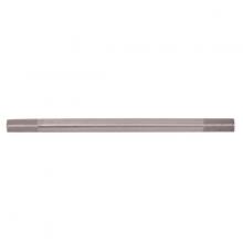 Satco Products Inc. 90/2512 - Steel Pipe; 1/8 IP; Raw Steel Finish; 14" Length; 3/4" x 3/4" Threaded On Both Ends