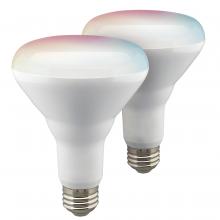Satco Products Inc. S11276 - 9.5 Watt; BR30 LED; RGB & Tunable White; Starfish IOT; 120 Volt; 760 Lumens; 2-Pack
