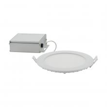 Satco Products Inc. S11827 - 12 Watt; LED Direct Wire Downlight; Edge-lit; 6 inch; CCT Selectable; 120 volt; Dimmable; Round;