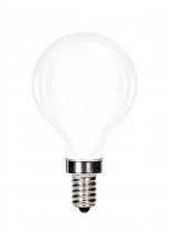 Satco Products Inc. S12101 - 5.5 Watt G16 1/2 LED; Soft White; Candelabra base; 3000K; 500 Lumens; 120 Volt