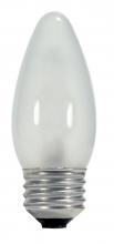 Satco Products Inc. S2444 - 43 Watt; Halogen; B11; Frosted; 1000 Average rated hours; 750 Lumens; Medium base; 120 Volt; 2-Card